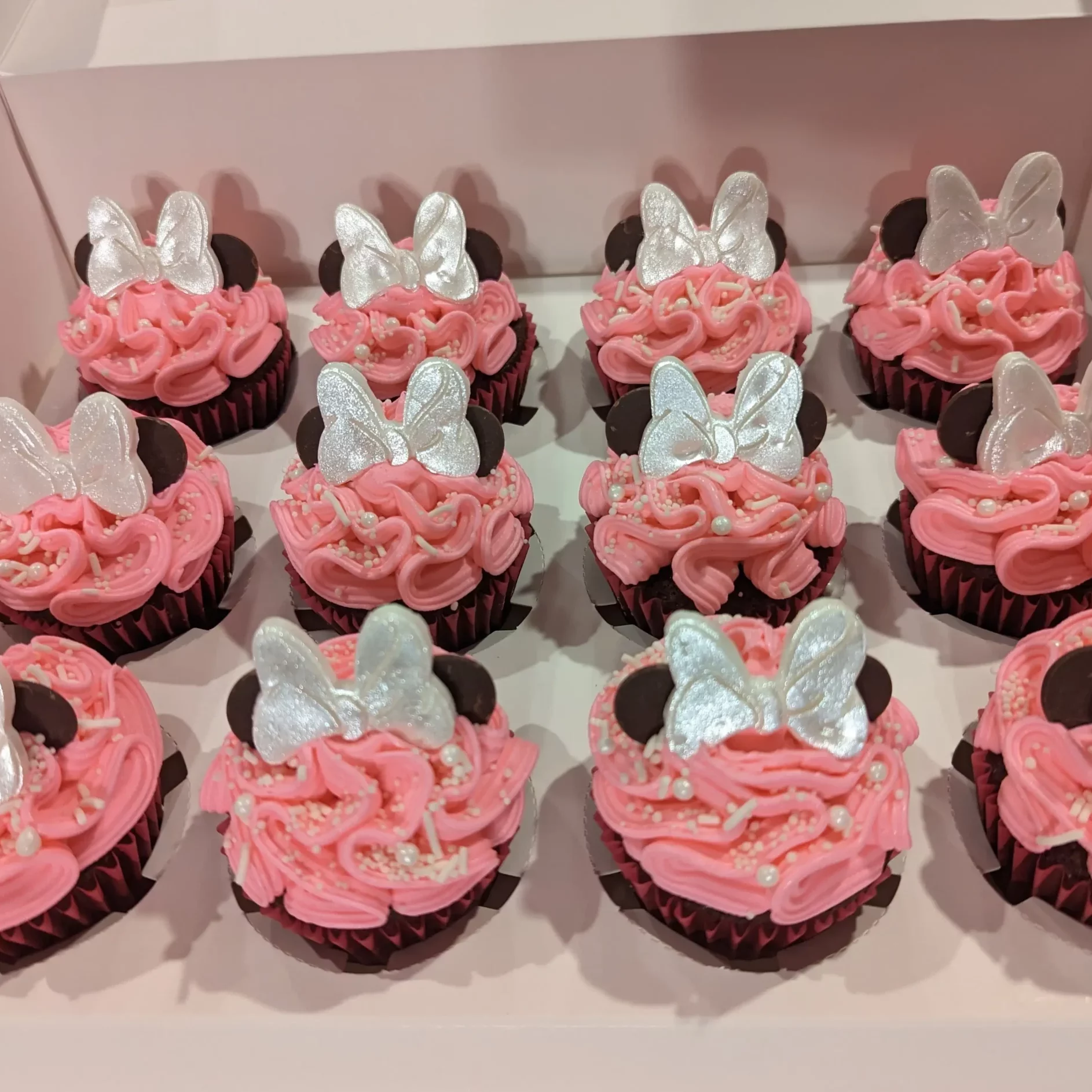 Delicious Cupcakes - Minnie Mouse Cupcakes Cakes in Longmont Cake in Firestone Custom Cakes