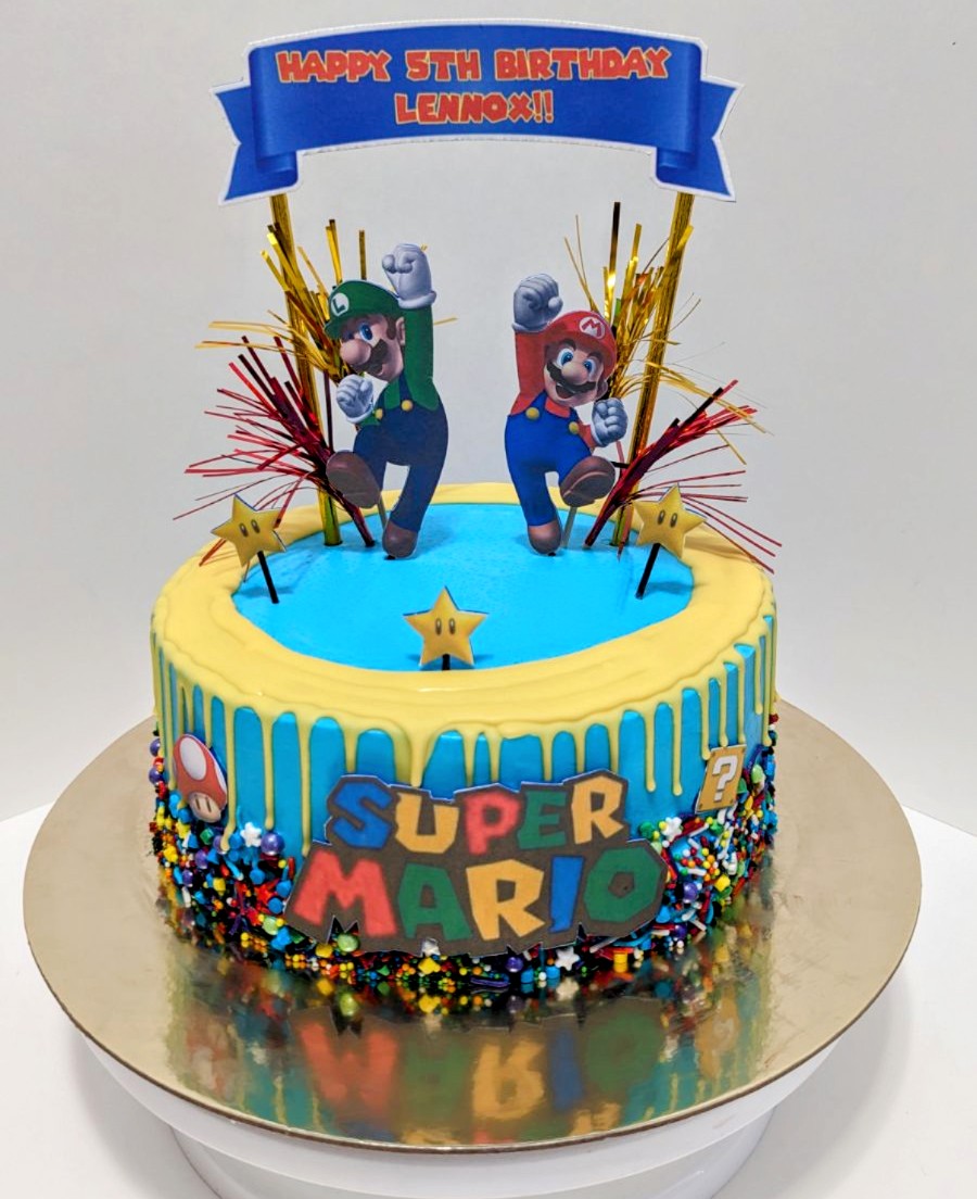 Mario Birthday Cake